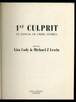 1st Culprit, A Crime Writers' Annual (Signed copy)