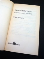 The Good Old Cause (Signed copy)