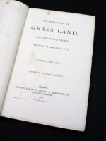 The Management of Grass Land