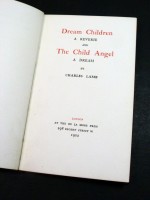 Dream Children, A Reverie, and The Child Angel, A Dream