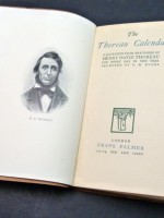 The Thoreau Calendar