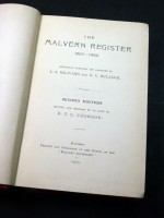 The Malvern Register 1865–1904