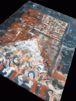 Original abstract expressionist oil painting