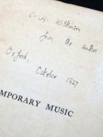 Contemporary Music (Signed copy)