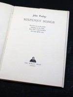 Sixpenny Songs (Signed first edition)