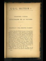 G.Q.G. Secteur 1 (Signed copy)