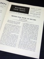 Recorded Folk Music
