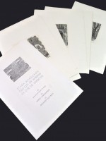 Old City of Warsaw, 10 wood-engravings (Signed copy)
