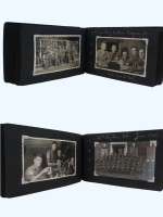 An album of 162 medal ribbons, British & Foreign, and 37 black & white photographs