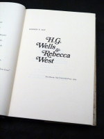 H G Wells & Rebecca West (Signed copy)
