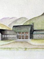 Original Architectural Drawing for a Youth Hostel in the Lake District
