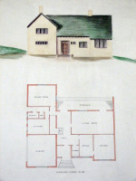 Original Architectural Drawing for an Architect's House & Office in South Devon