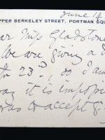Elizabeth Garrett Anderson (Signed postcard)