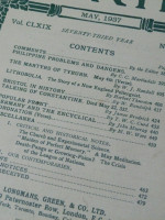 The Month, May 1937. Vol CLXIX, No 837