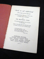 And so ad infinitum (The Life of the Insects)