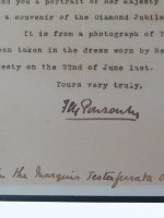 Frederick Ponsonby signed letter from Windsor Castle 1898