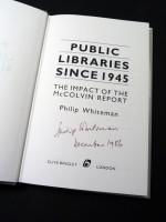 Public Libraries Since 1945 (Signed copy)