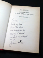 In House: Covent Garden, 50 Years of Opera and Ballet (Signed copy)