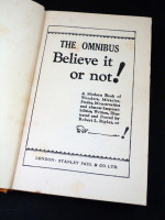 The Omnibus Believe It or Not