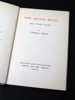 The Menin Road and Other Poems
