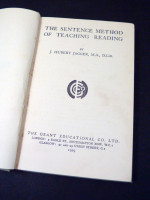 The Sentence Method of Teaching Reading