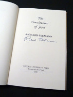 The Consciousness of Joyce (Signed copy)