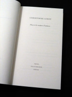 Alice et le Maitre d'Echecs [Alice and the Chess Master] (Signed copy)