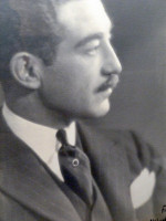 Michael Arlen, novelist, hand-signed photograph