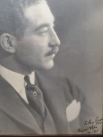 Michael Arlen, novelist, hand-signed photograph