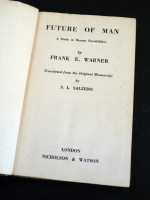 Future of Man, A Study in Human Possibilities