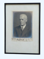 John Galsworthy, signed framed photograph