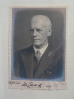 John Galsworthy, signed framed photograph