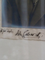 John Galsworthy, signed framed photograph