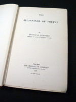 The Beginnings of Poetry