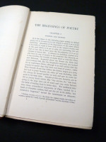 The Beginnings of Poetry