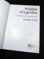 Wildlife of a Garden, A Thirty-Year Study (Signed first edition)