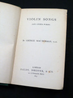 Violin Songs and Other Poems