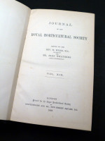 Journal of the Royal Horticultural Society, Vol XIX, 1895