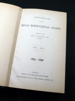 Journal of the Royal Horticultural Society, Vol XXI, 1897/1898