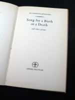 Song for a Birth or a Death (Signed copy)
