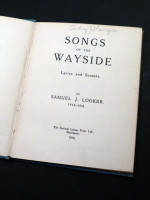 Songs of the Wayside, Lyrics and Sonnets (1916, first edition)
