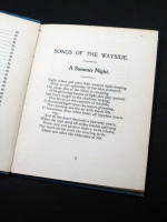 Songs of the Wayside, Lyrics and Sonnets (1916, first edition)
