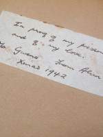 The Life and Letters of Edward Thomas (signed by poet Alun Lewis)