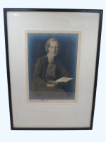 Elizabeth von Arnim, original framed photograph by Bertram Park