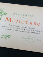Aventures de Momotaro (1900, first thus)