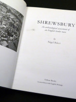 Shrewsbury, An Archaeological Assessment (Signed first edition)