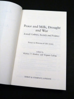 Milk and Peace, Drought and War (Signed copy)