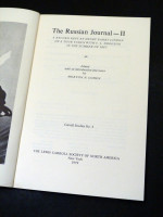 The Russian Journal&mdash;II