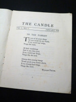The Candle, Vol 1, No 1. January, 1938 (Signed by R C Trevelyan)