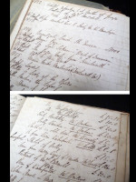 William Powell Frith, two original sketches and his own handwritten record of sales
